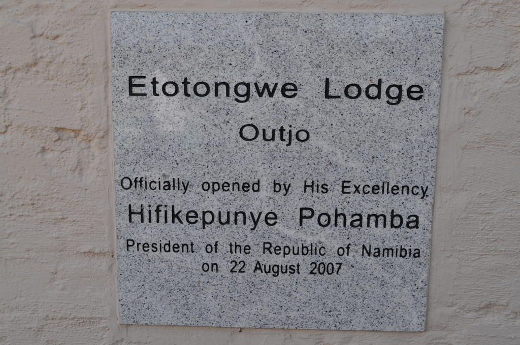 Etotongwe Lodge Outjo Exterior photo